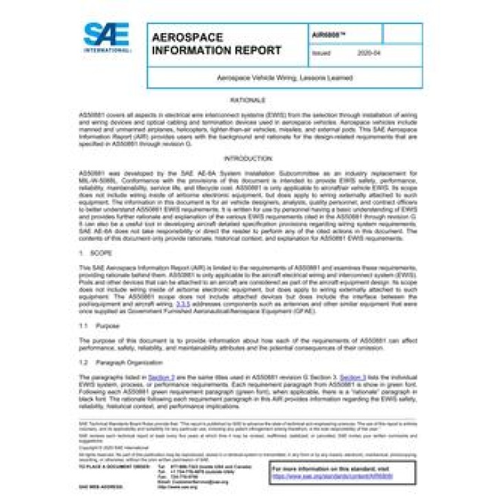 SAE AIR6808 PDF