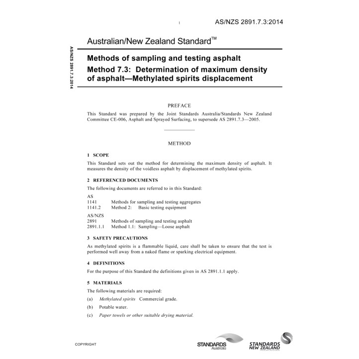 AS/NZS 2891.7.3 PDF