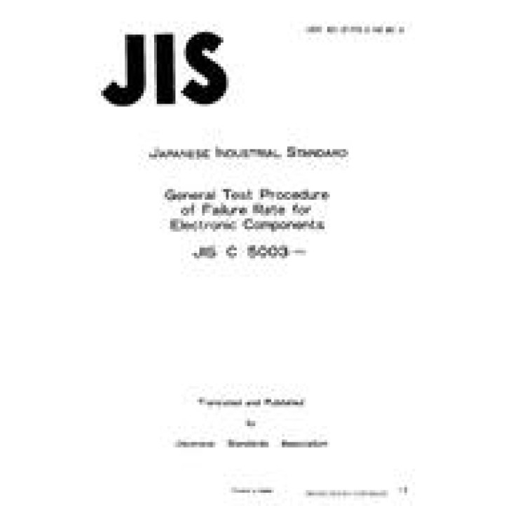 JIS C 5003 PDF