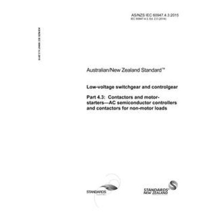 AS/NZS IEC 60947.4.3 PDF