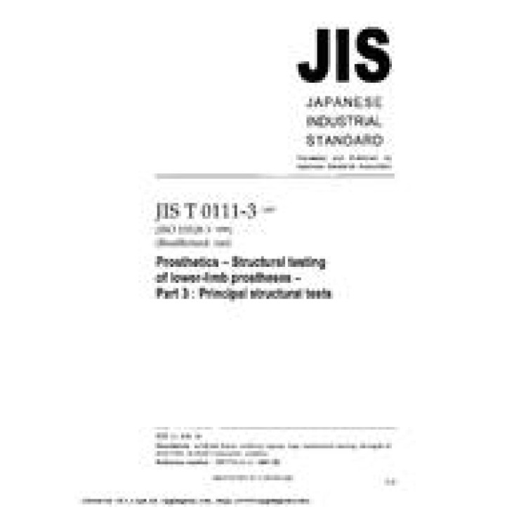 JIS T 0111-3 PDF