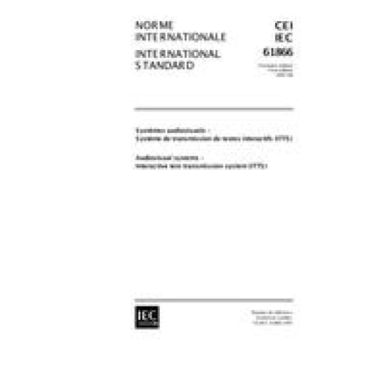 IEC 61866 Ed. 1.0 b PDF