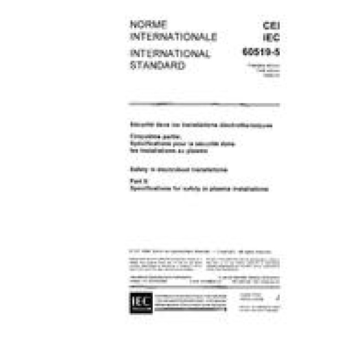 IEC 60519-5 Ed. 1.0 b PDF