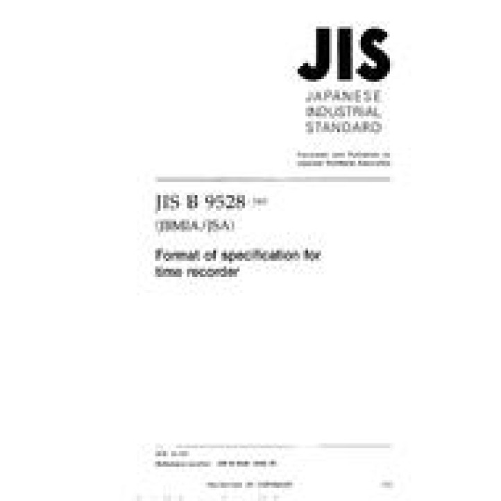 JIS B 9528 PDF