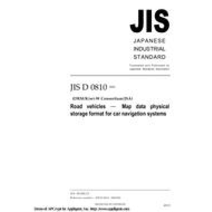 JIS D 0810 PDF