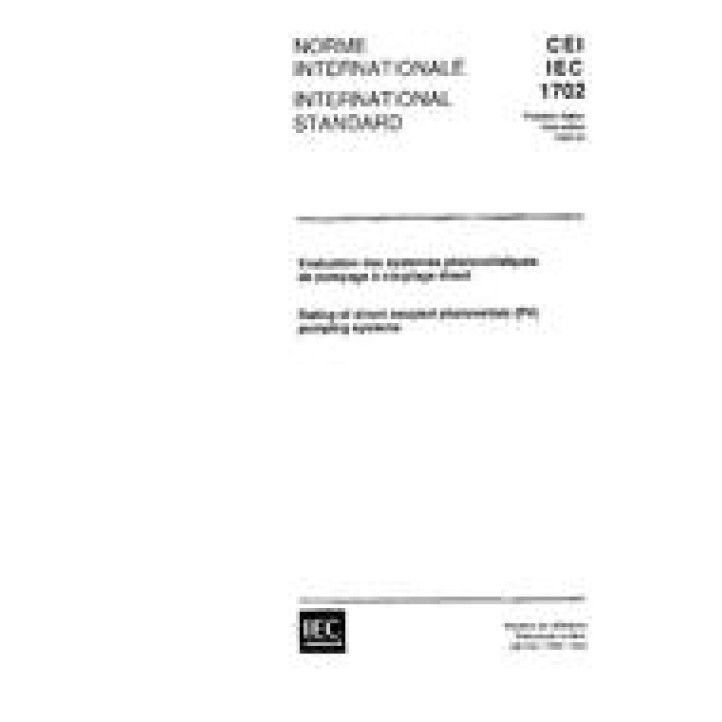 IEC 61702 Ed. 1.0 b PDF