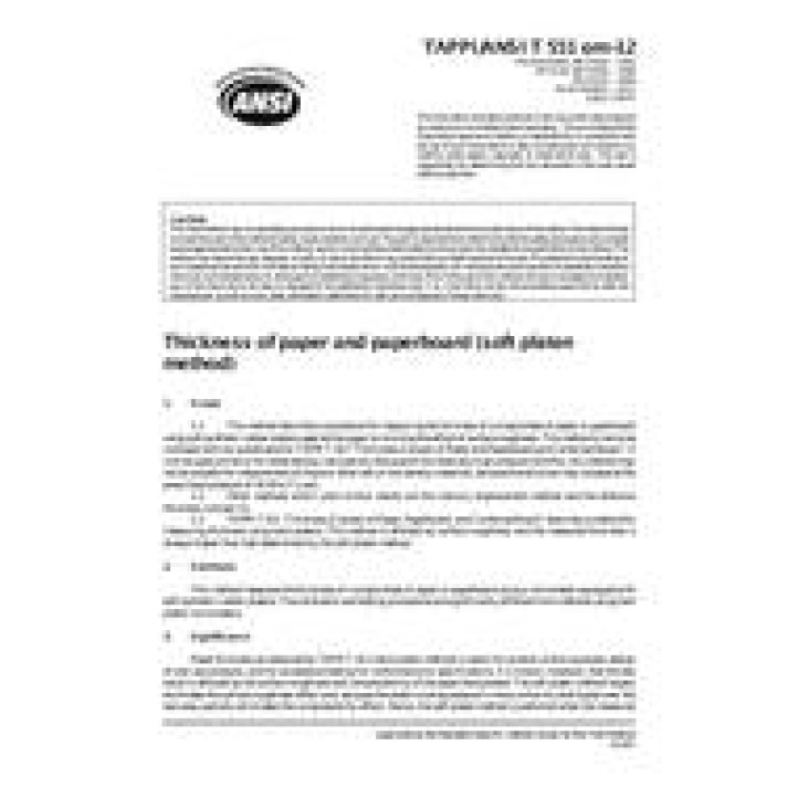 TAPPI T 551 PDF