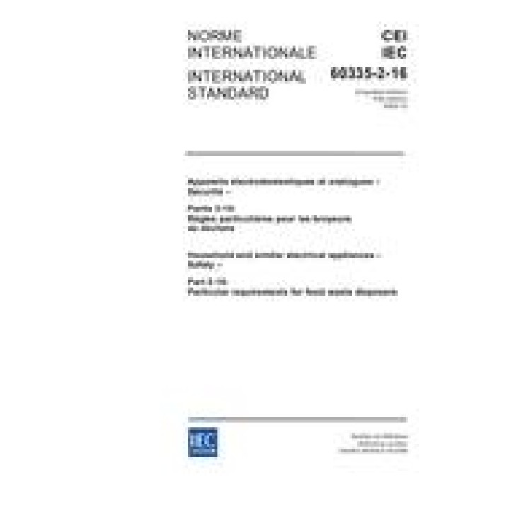 IEC 60335-2-16 Ed. 5.0 b PDF