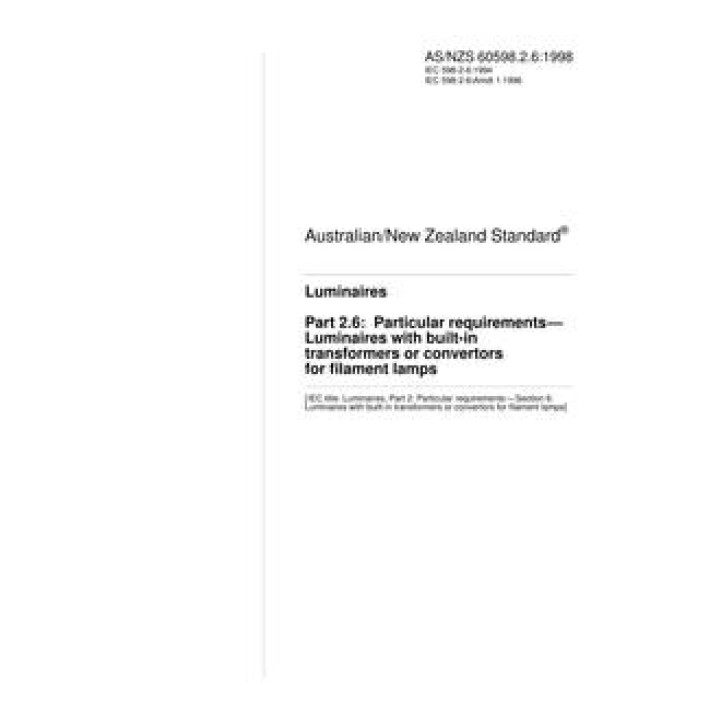 AS/NZS 60598.2.6 PDF