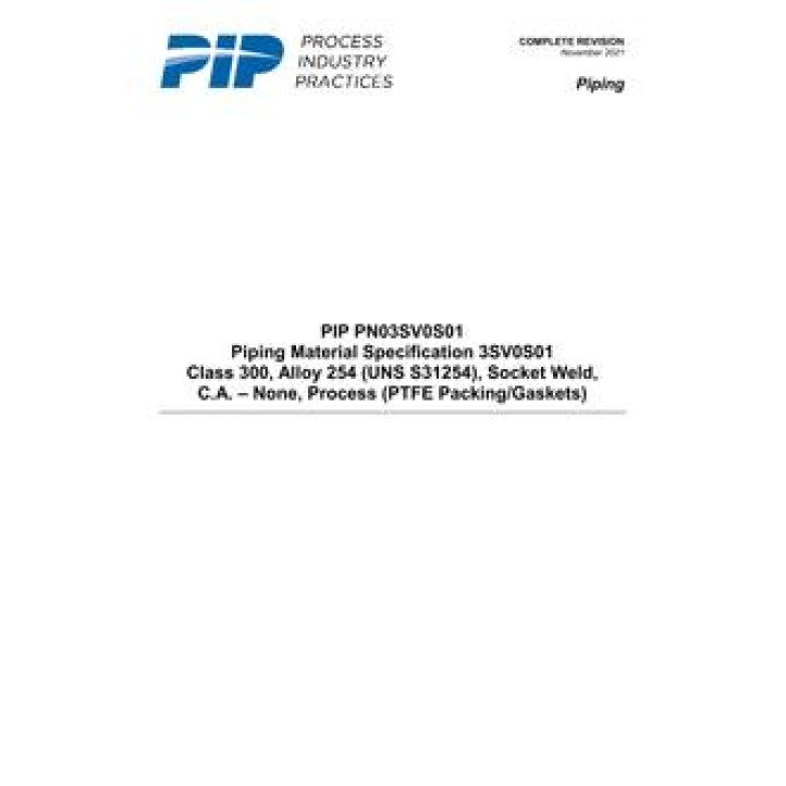 PIP PN03SV0S01 PDF