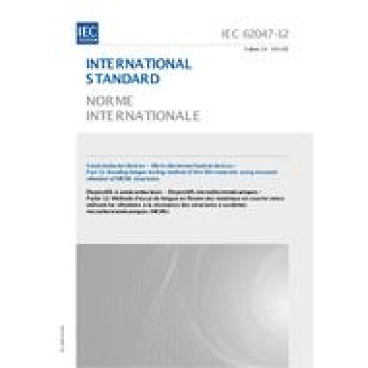 IEC 62047-12 Ed. 1.0 b PDF