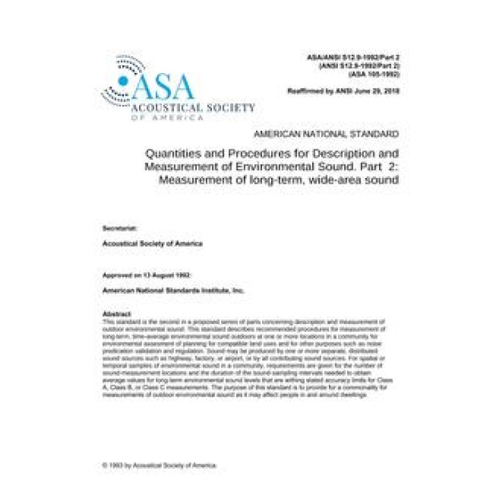 ASA S12.9 Part 2 PDF