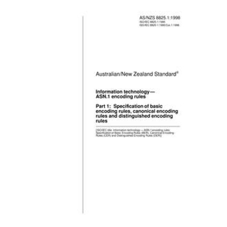 AS/NZS 8825.1 PDF