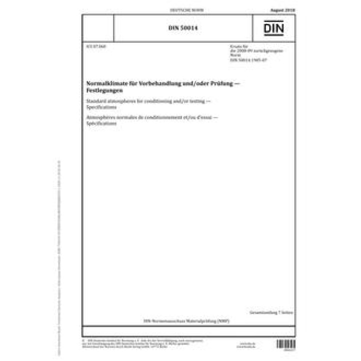 DIN 50014 PDF