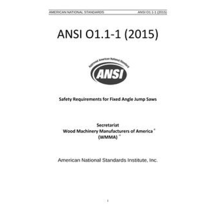 ANSI O1.1-1 PDF