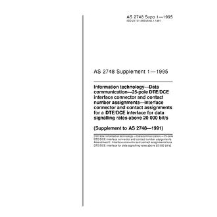 AS 2748 SUPP 1 PDF