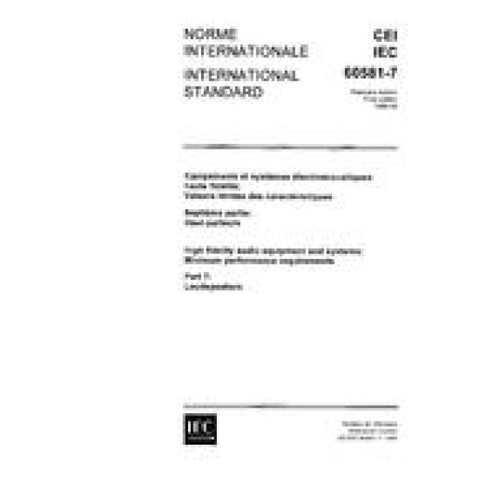 IEC 60581-7 Ed. 1.0 b PDF