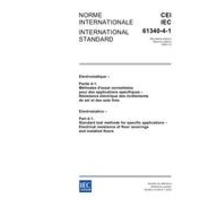 IEC 61340-4-1 Ed. 2.0 b PDF