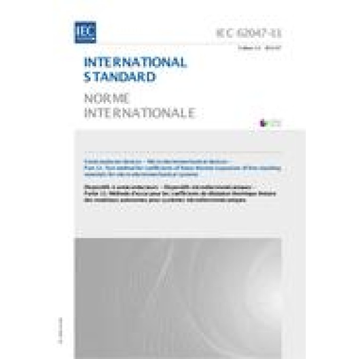 IEC 62047-11 Ed. 1.0 b PDF