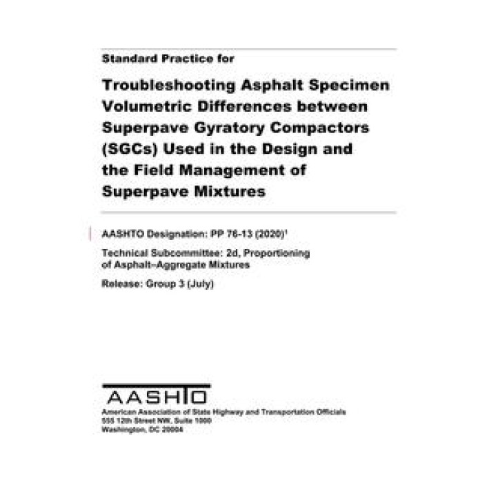 AASHTO PP 76 PDF