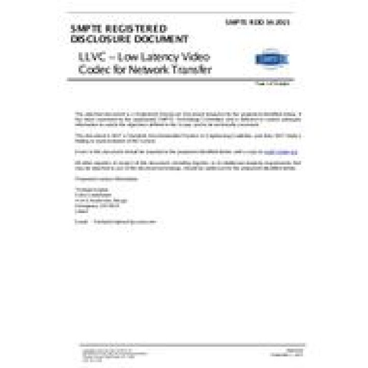 SMPTE RDD 34 PDF