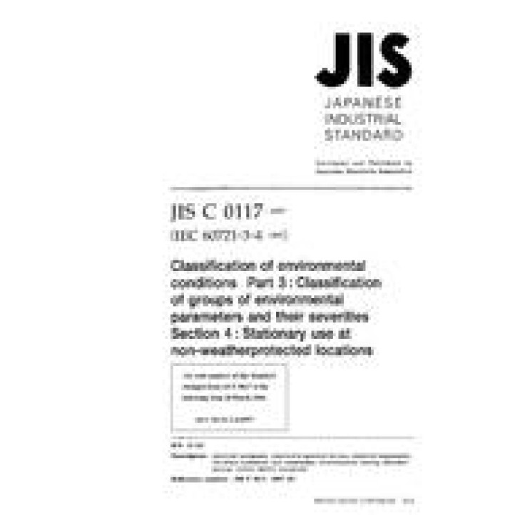 JIS C 60721-3-4 PDF