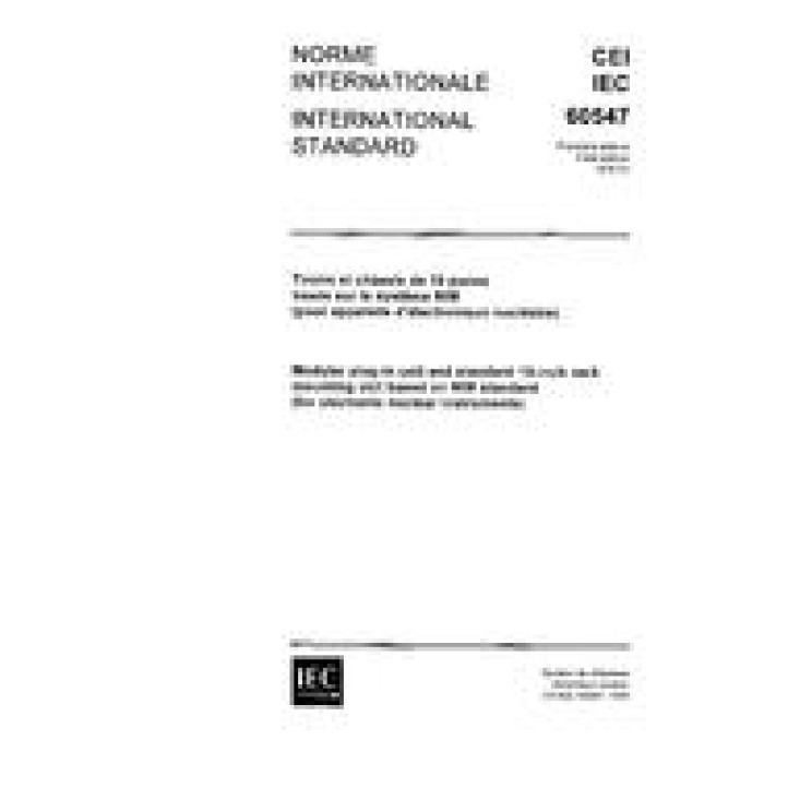 IEC 60547 Ed. 1.0 b PDF