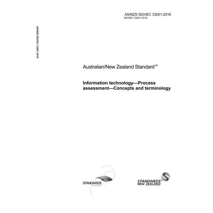 AS/NZS ISO/IEC 33001 PDF