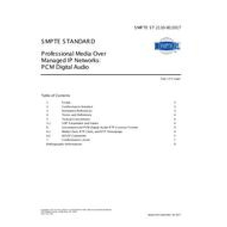 SMPTE ST 2110-30 PDF