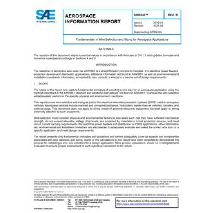 SAE AIR6540B PDF