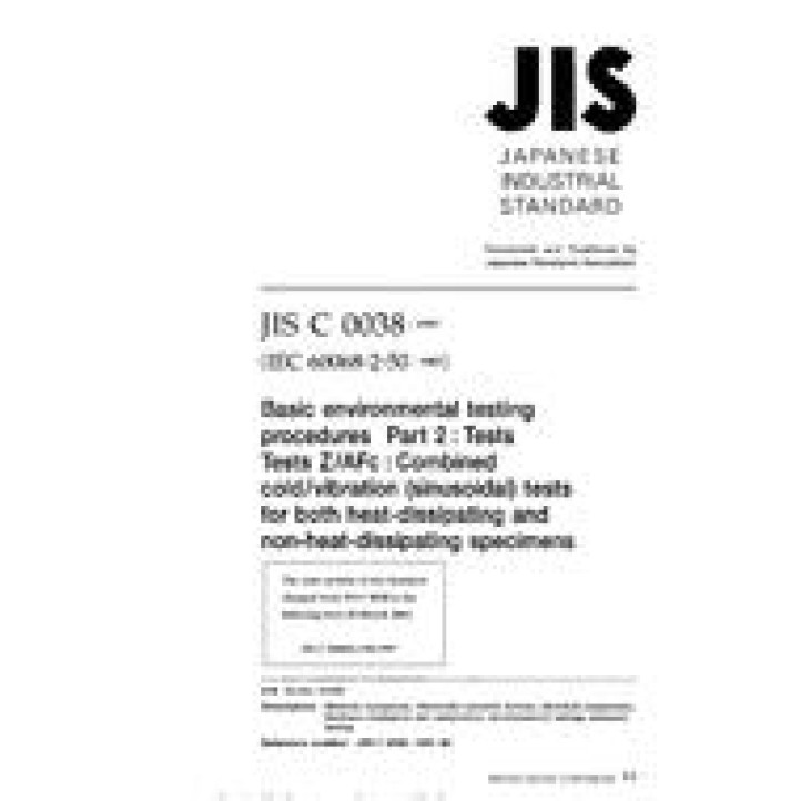 JIS C 60068-2-50 PDF