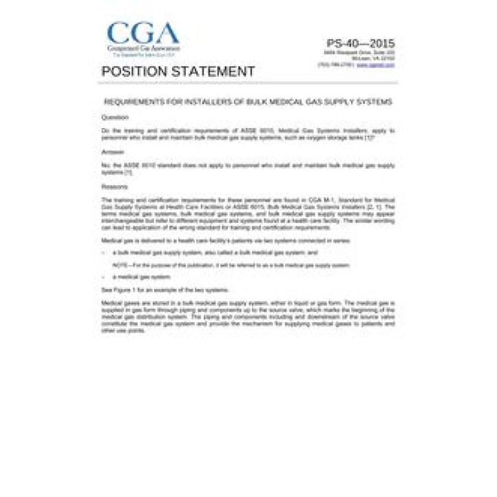 CGA PS-40 PDF download