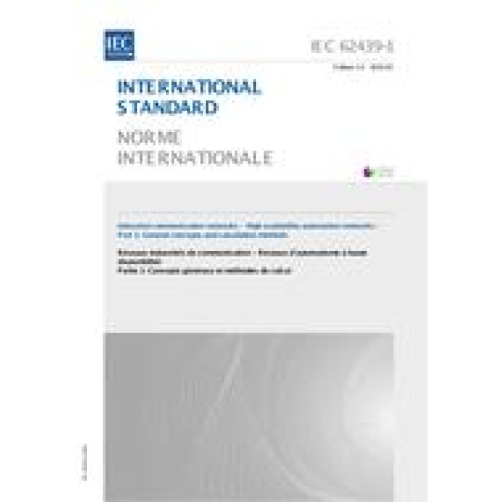 IEC 62439-1 Ed. 1.0 b PDF