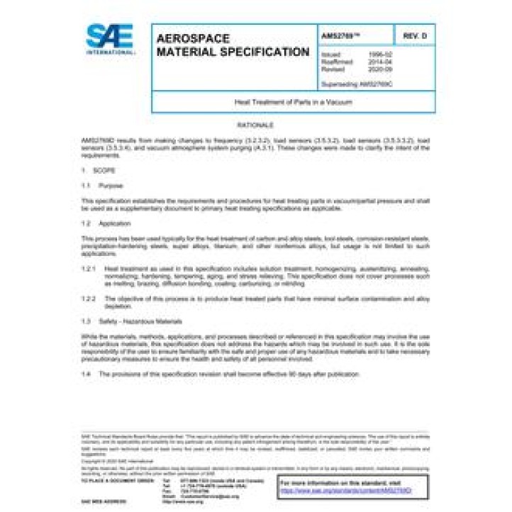 SAE AMS2769D PDF