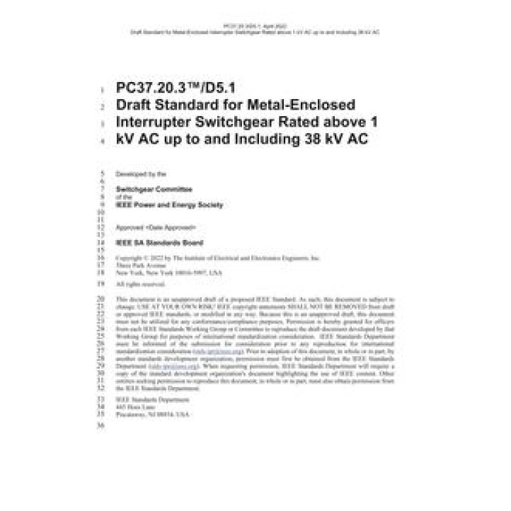 IEEE PC37.20.3 PDF