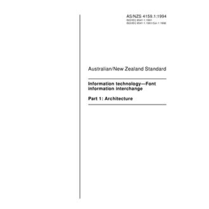 AS/NZS 4159.1 PDF