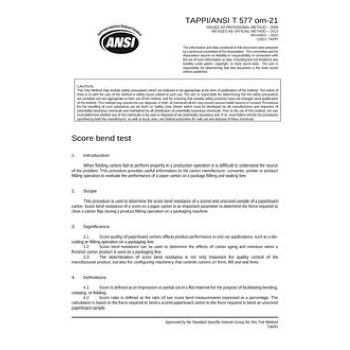 TAPPI T 577 PDF