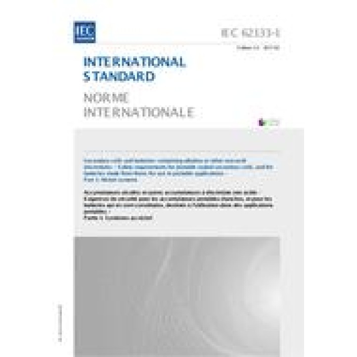 IEC 62133-1 Ed. 1.0 b PDF