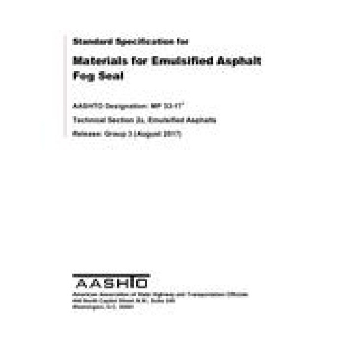 AASHTO MP 33 PDF download