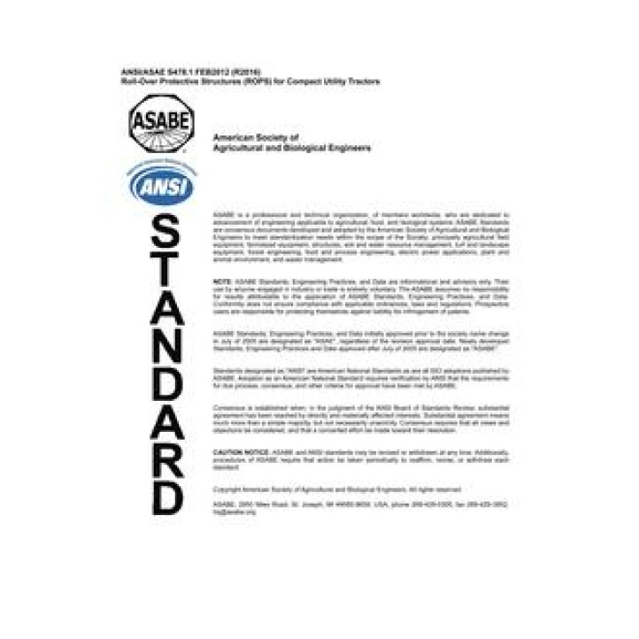 ASAE/ASABE S478.1 PDF download