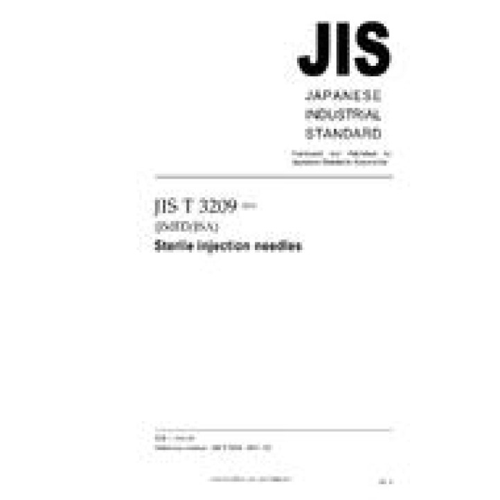 JIS T 3209 PDF