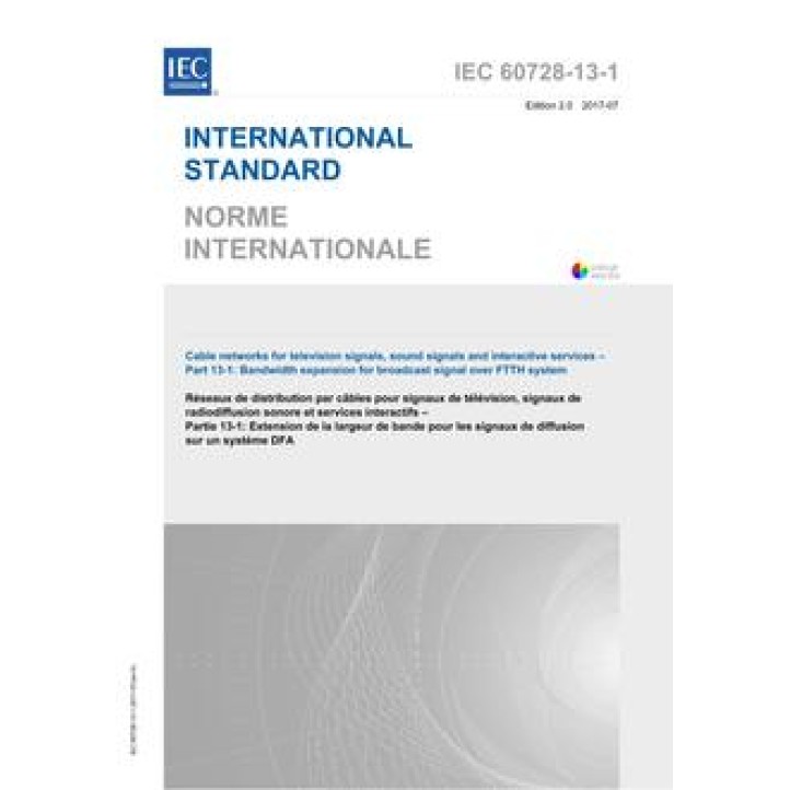 IEC 60728-13-1 Ed. 2.0 b PDF