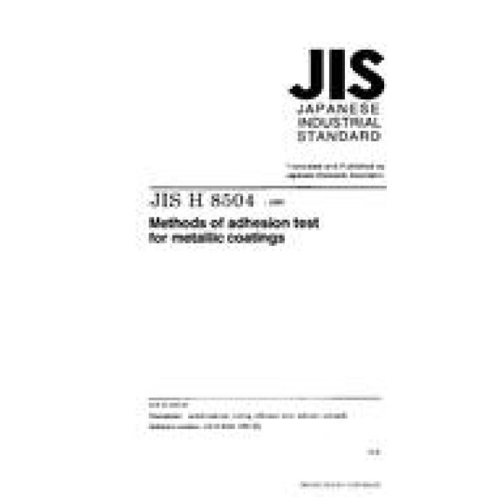 JIS H 8504 PDF