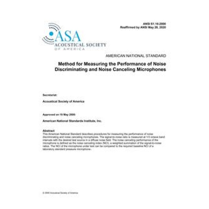 ASA S1.16 PDF