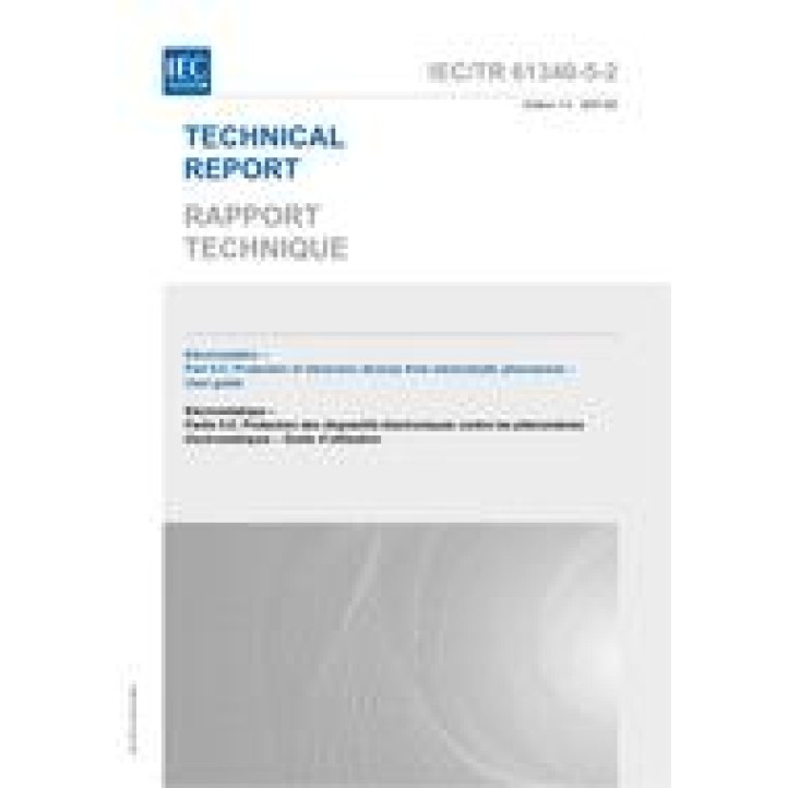 IEC 61340-5-2 Ed. 1.0 b PDF