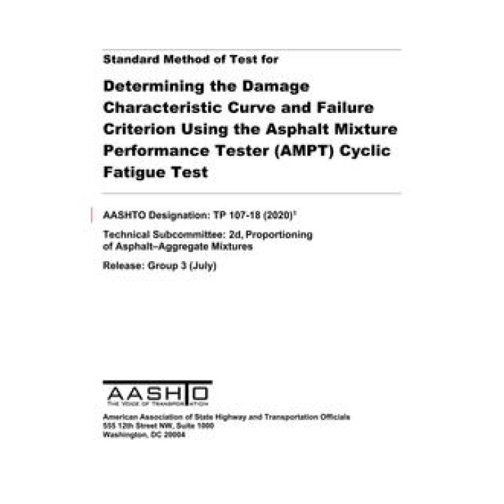 AASHTO TP 107 PDF