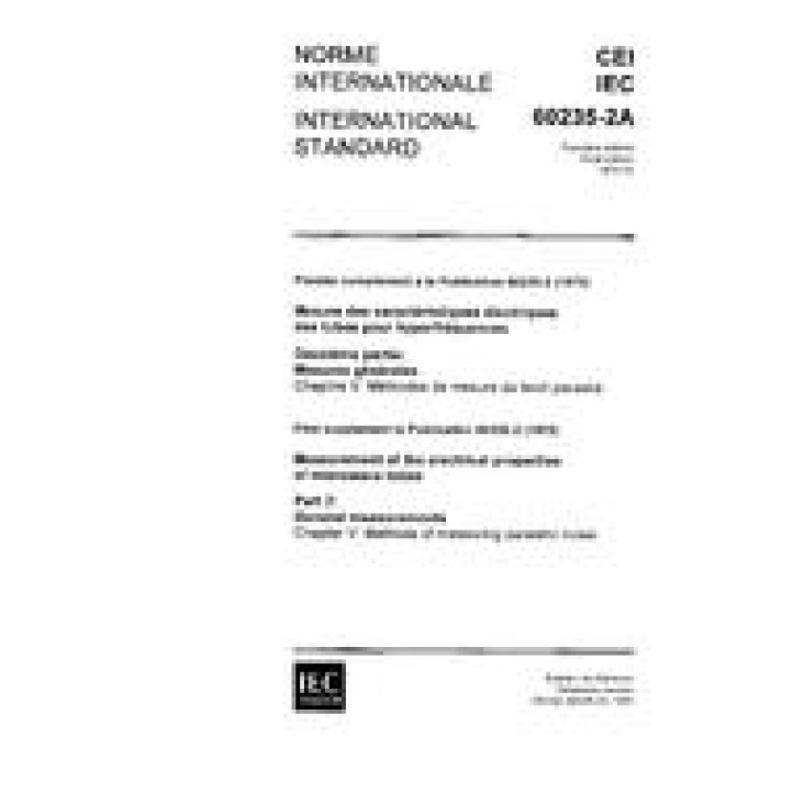 IEC 60235-2A Ed. 1.0 b PDF