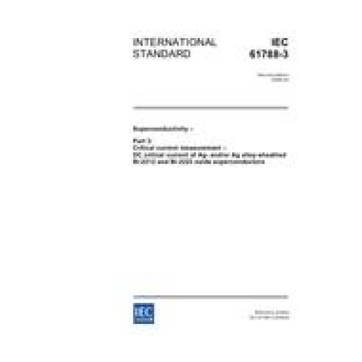 IEC 61788-3 Ed. 2.0 en PDF