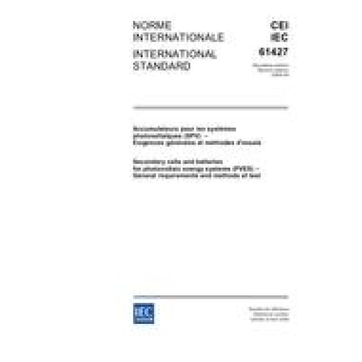 IEC 61427 Ed. 2.0 b PDF