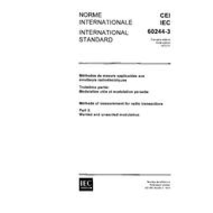 IEC 60244-3 Ed. 1.0 b PDF